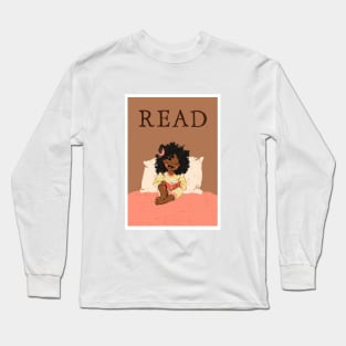 Reading Before Bedtime - READ Design Long Sleeve T-Shirt